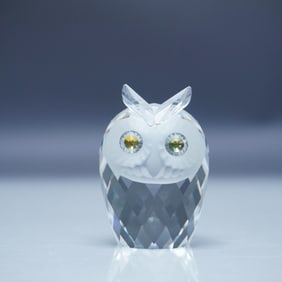 Swarovski Crystal Figurine, Small Owl Woodland Friends