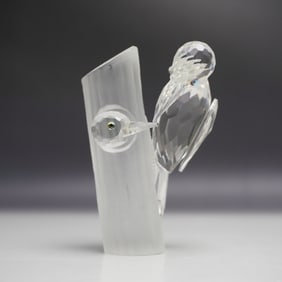 Swarovski SCS 1988 Woodpecker Crystal Figurine