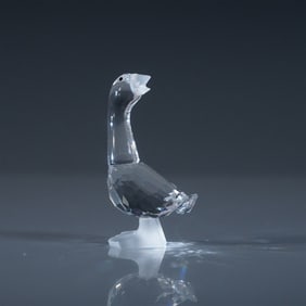 Swarovski Crystal Dick Gosling Figurine with Original Box