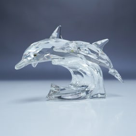 Swarovski 1990 Annual Edition Crystal Figurine, Lead Me