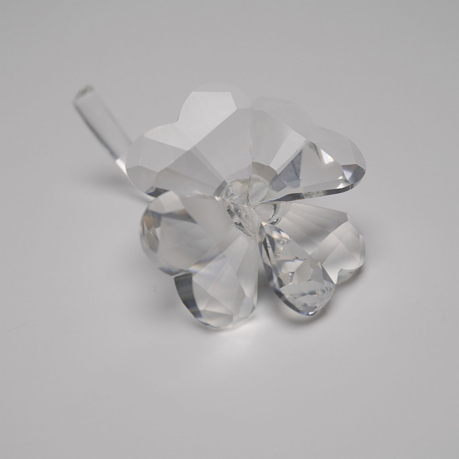Swarovski Crystal Figurine, Four Leaf Clover (1 of 4)