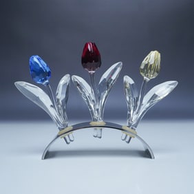 Swarovski 2002-2004 Renewal Tulip Gift with Base