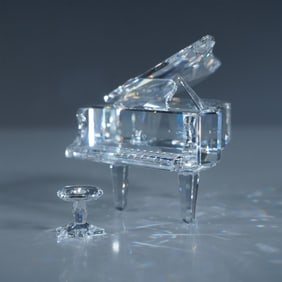 Swarovski Crystal Figurine, Grand Piano