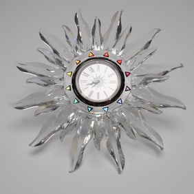 Swarovski Crystal Solaris Table Clock