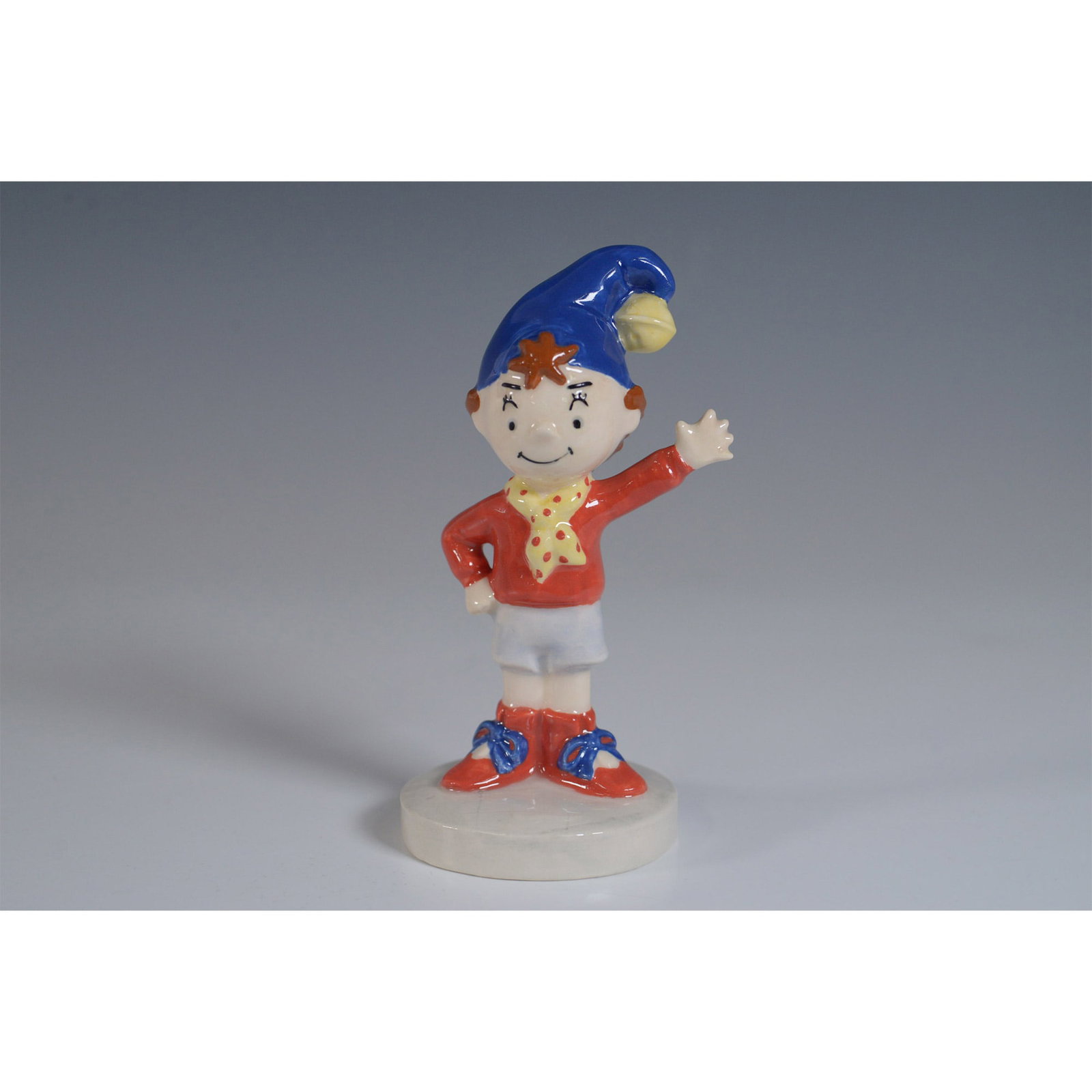 Royal Doulton Noddy Figurine, Limited Edition: This Royal Doulton Noddy figurine, from the Noddy collection, is a hand-painted, limited edition piece produced in a worldwide edition of just 1,500. Issued in 1997 to commemorate the Enid Blyton Cent