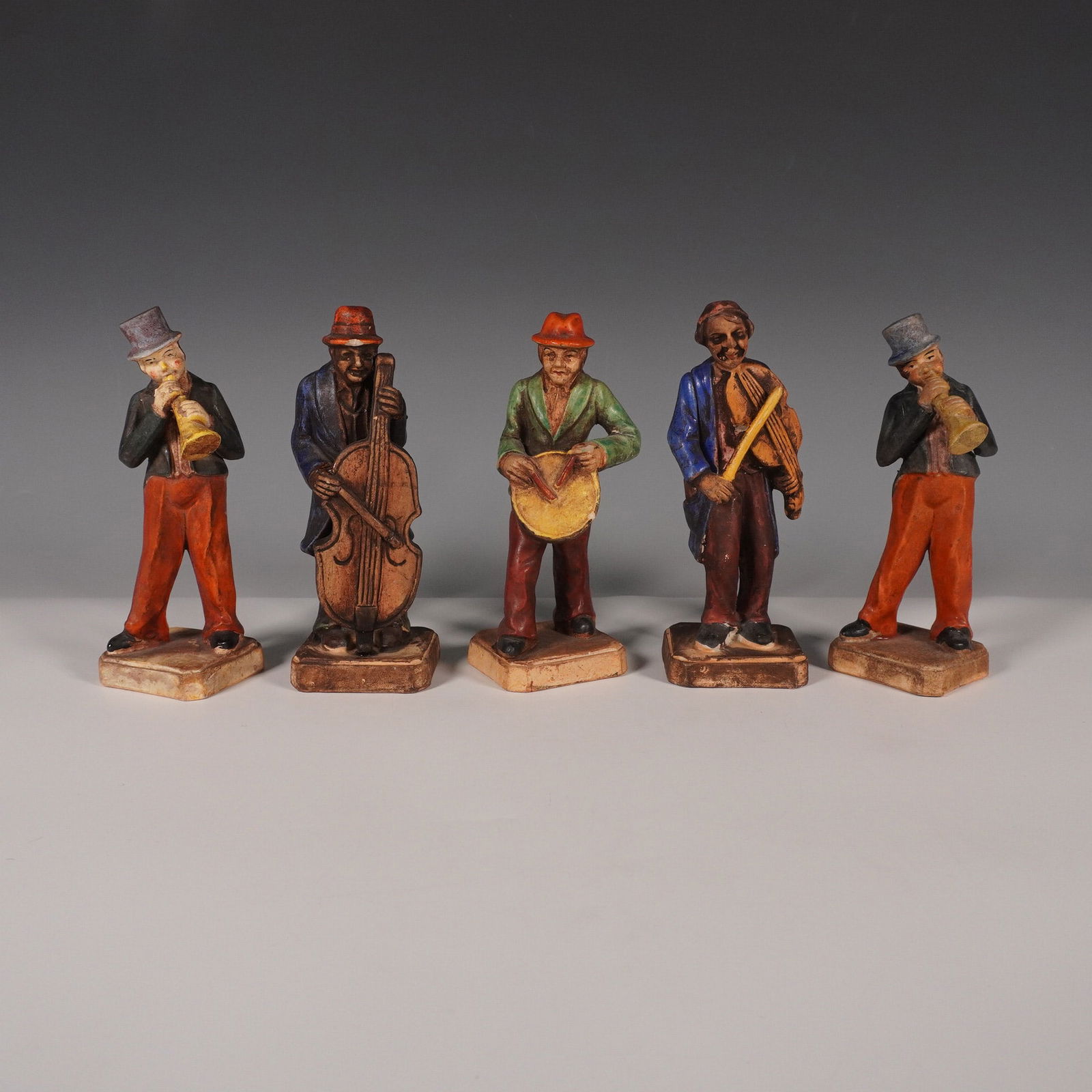 5pc Occupied Japan Jazz Band Musician Figurines (1 of 4)