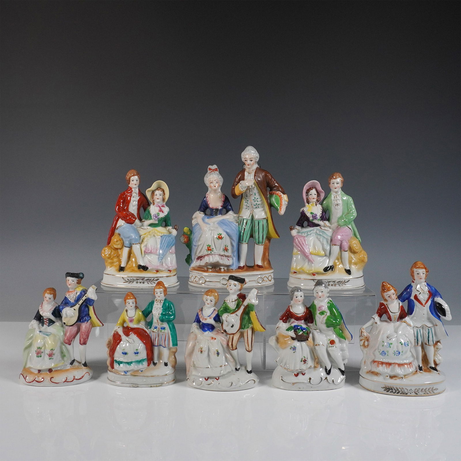 8pc Occupied Japan Porcelain Figurines (1 of 6)