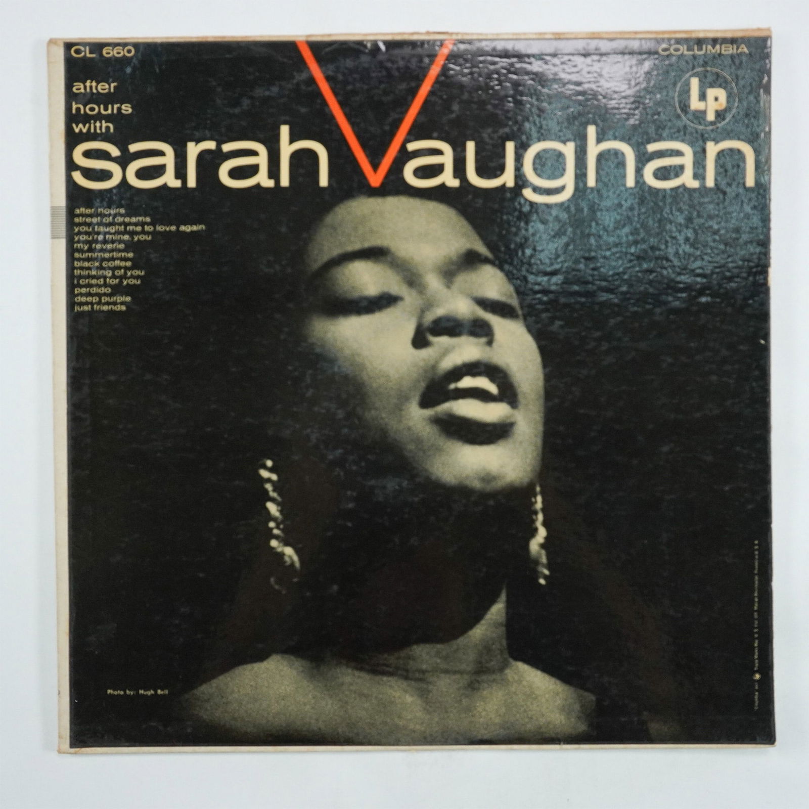Sarah Vaughan After Hours LP, Columbia CL 660 (1 of 3)