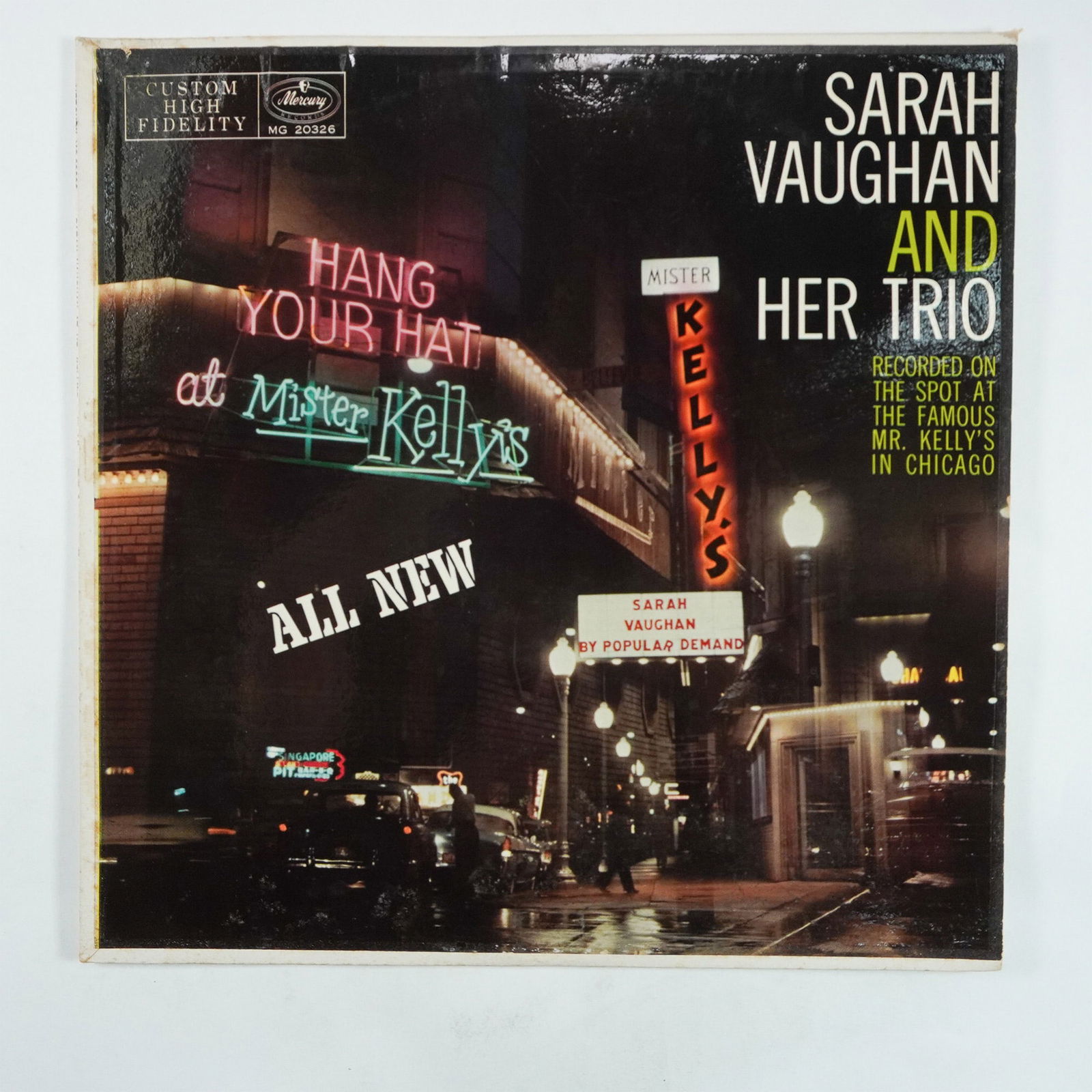 Sarah Vaughan At Mister Kelly's Vinyl LP, Mercury MG 20326 (1 of 3)