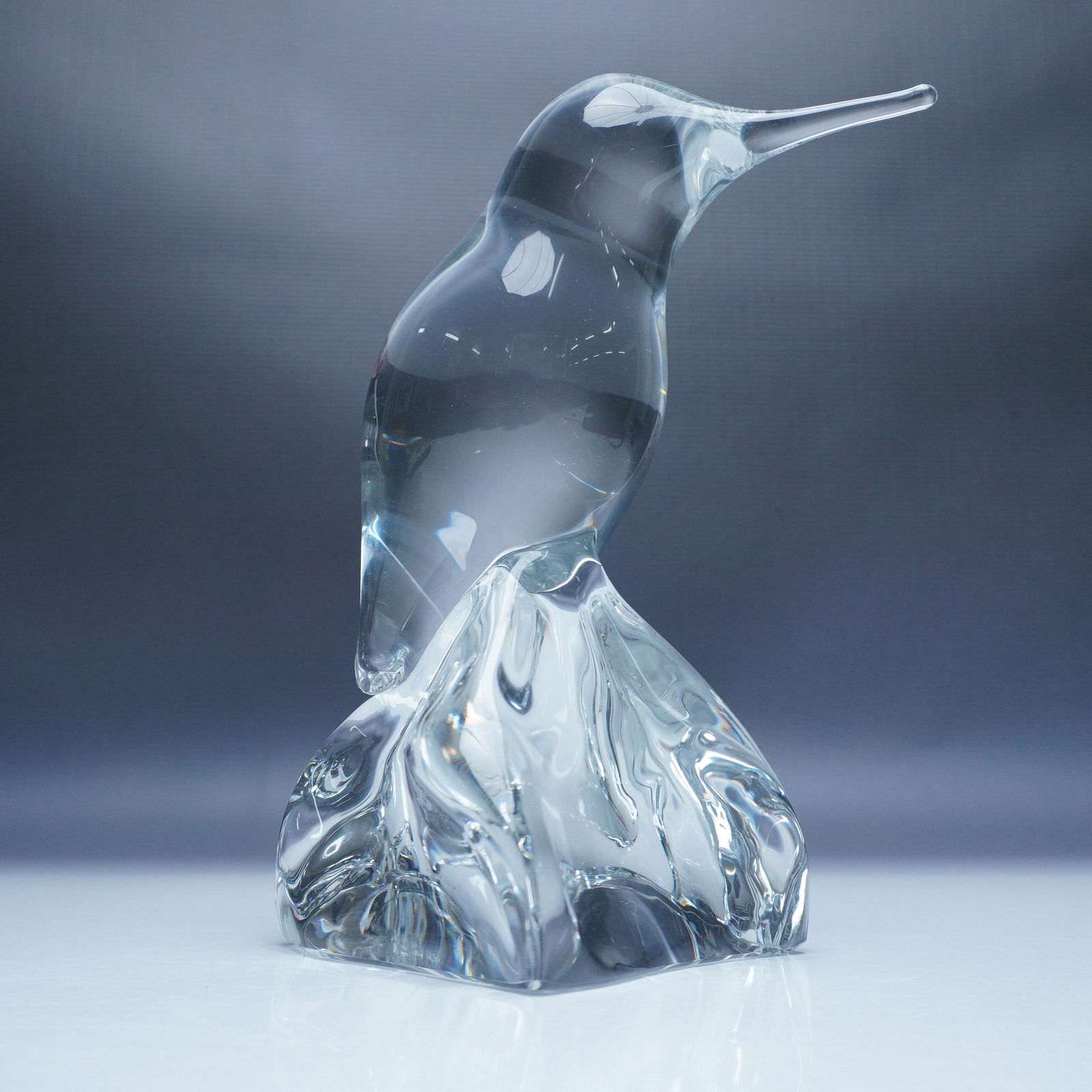 Daum French Crystal Hummingbird Figurine (1 of 4)