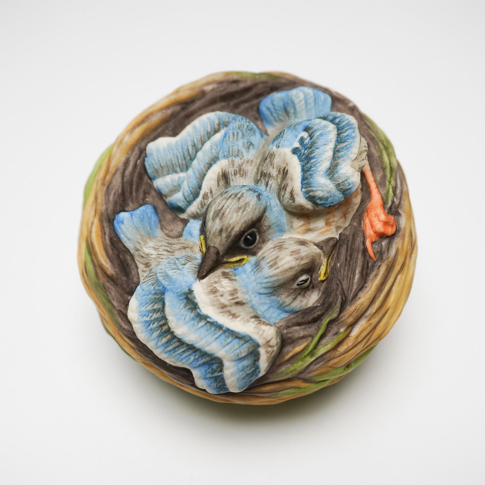 Boehm Porcelain Baby Buntings Figurine, Birds in Nest (1 of 4)