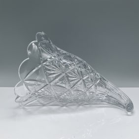 Shannon Crystal Cornucopia Vase