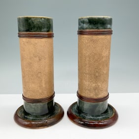 Pair of Royal Doulton Stoneware Vases