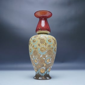 Royal Doulton Slater's Patent Tapestry Vase,