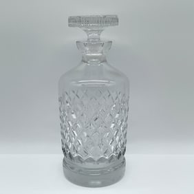 Cut Glass Decanter with Stopper