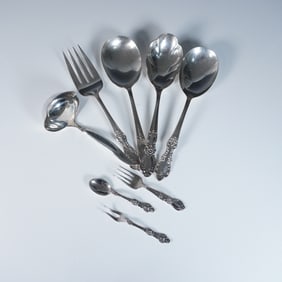 8pc Silverplate Flatware Set