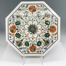 Marble Octagonal Inlaid Mosaic Tabletop