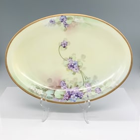 Oval Porcelain Floral Dish