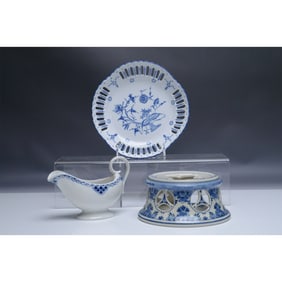 3pc Denmark Porcelain Assorted Tableware Lot