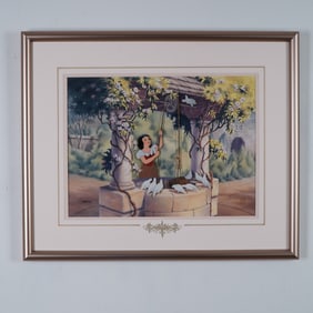 Disney Limited Edition Animation Cel Snow White and the Wishing Well