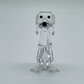 Swarovski Crystal Figurine, Tall Dog "Pluto"