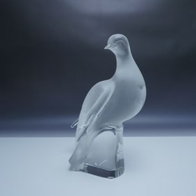 Lalique Charis Large Dove Crystal Figurine