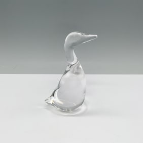 Steuben Glass Duck Figurine