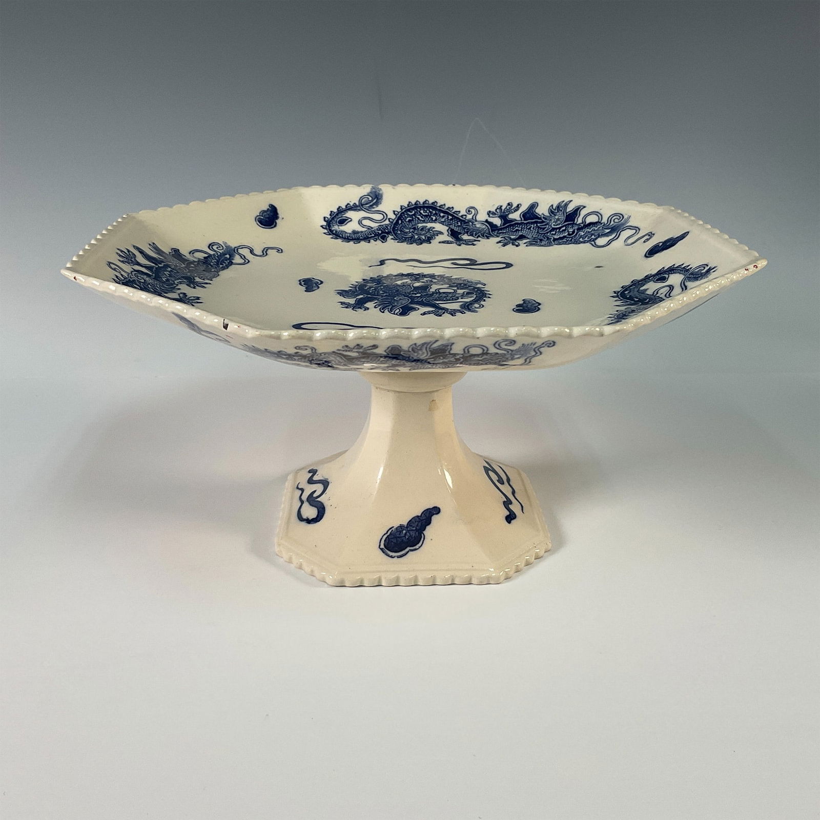 Copeland Chinoiserie Octagonal Compote Bowl (1 of 5)