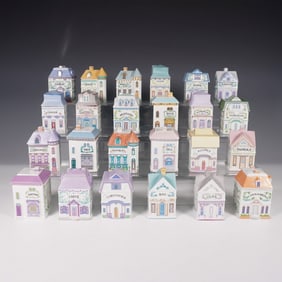 24pc Lenox Spice Village Porcelain Collection