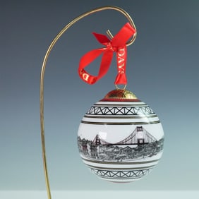 Halcyon Days Gump's San Francisco Skyline Ornament