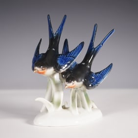 Gerold Porzellan Bavaria Swallow Bird Figurine
