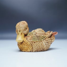 Harmony Kingdom Quiet Waters Duck Figurine