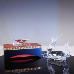 3pc Swarovski Crystal Figurine, Fabulous Creatures Unicorn