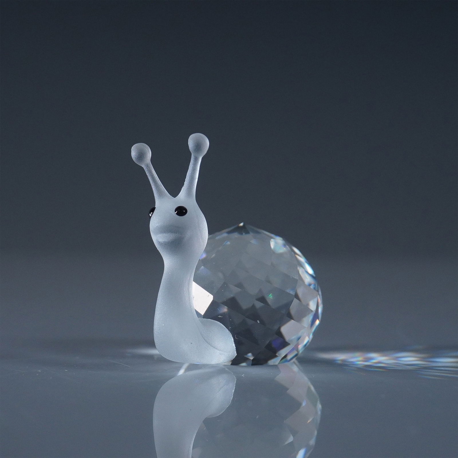 Swarovski Silver Crystal Snail Figurine (1 of 4)