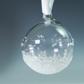 Swarovski Crystal Ball Ornament, 2015 Annual Edition