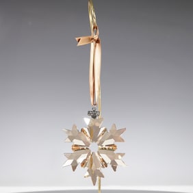 Swarovski 2018 Golden Annual Edition Christmas Ornament 5357982