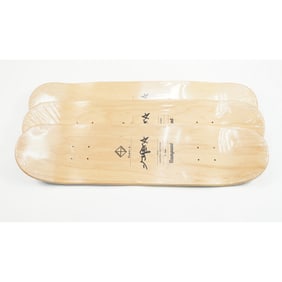 3pc Super A Triptych Skateboard Decks, The Syndicate