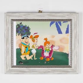 Hanna-Barbera, Limited Edition Sericel Strolling with Pebbles