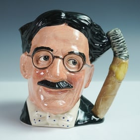 Royal Doulton Large Character Jug, Groucho Marx D6710