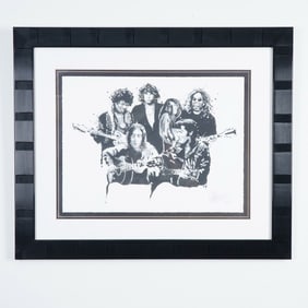 Joe Petruccio Limited Edition Rock Legends Print, Signed and Numbered, COA