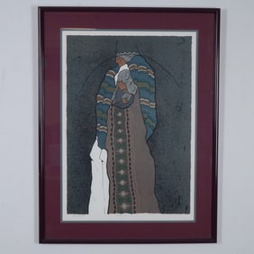 Amado Pena Jr. Limited Edition Lithograph, Mestizos, Signed and Numbered