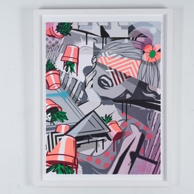 POSE (Jordan Nickel), Limited Edition Screen Print, Tidy HF, 2017, Signed