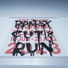Banksy Cut & Run Exhibition Poster, Art Show2023