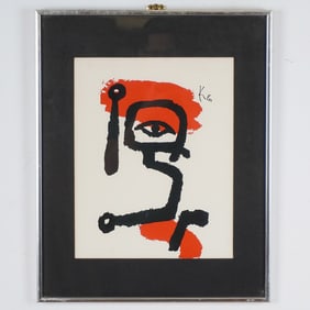 After Paul Klee, Color Serigraph on Paper, Signed in Plate