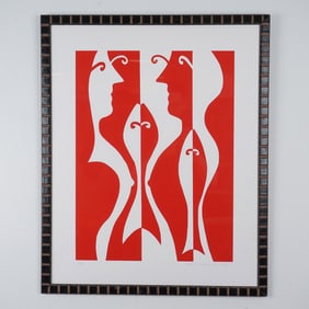 Edwina Sandys Signed and Framed Print