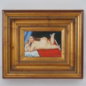 After Fernando Botero, Giclee on Canvas, Signed