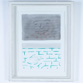 Michael Hipwell Original Mixed Media on Paper, Spell Series