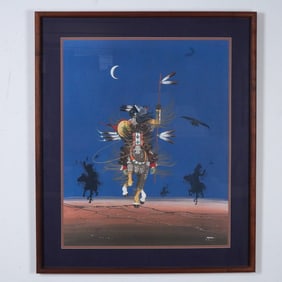 Rance Hood Limited Edition Framed Lithograph, Signed and Numbered