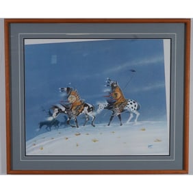 Rance Hood Limited Edition Framed Lithograph, Signed and Numbered