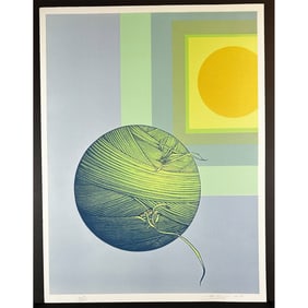 Rita Simon (American 1938) Screenprint Ariadne signed